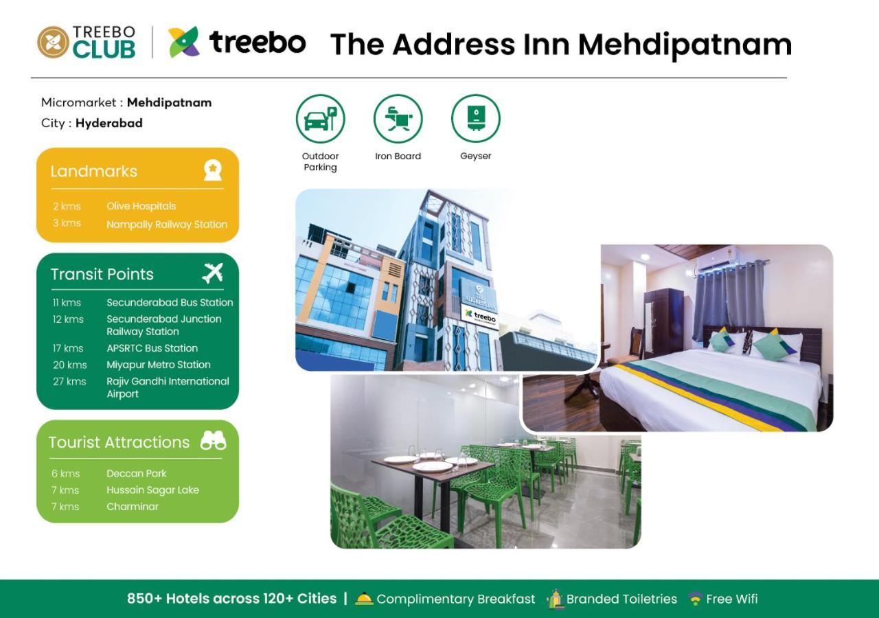 Treebo The Address Inn Mehdipatnam 하이데라바드 외부 사진